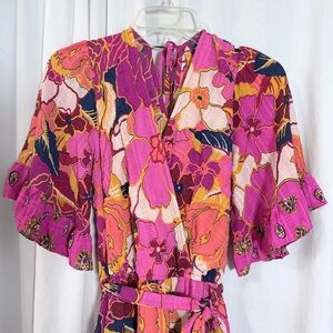 Figueroa & flower Floral Pink Dress